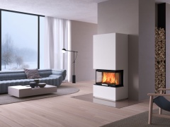 Monaco III  Kaminofen 3-seitig 8KW-